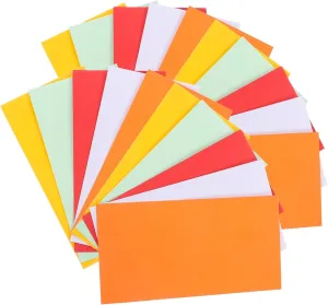 Gadpiparty 50Pcs Money Envelopes Cash Organizer for Budgeting Saving Versatile Paper Envelopes for Jewelry Button Storage Includes Each