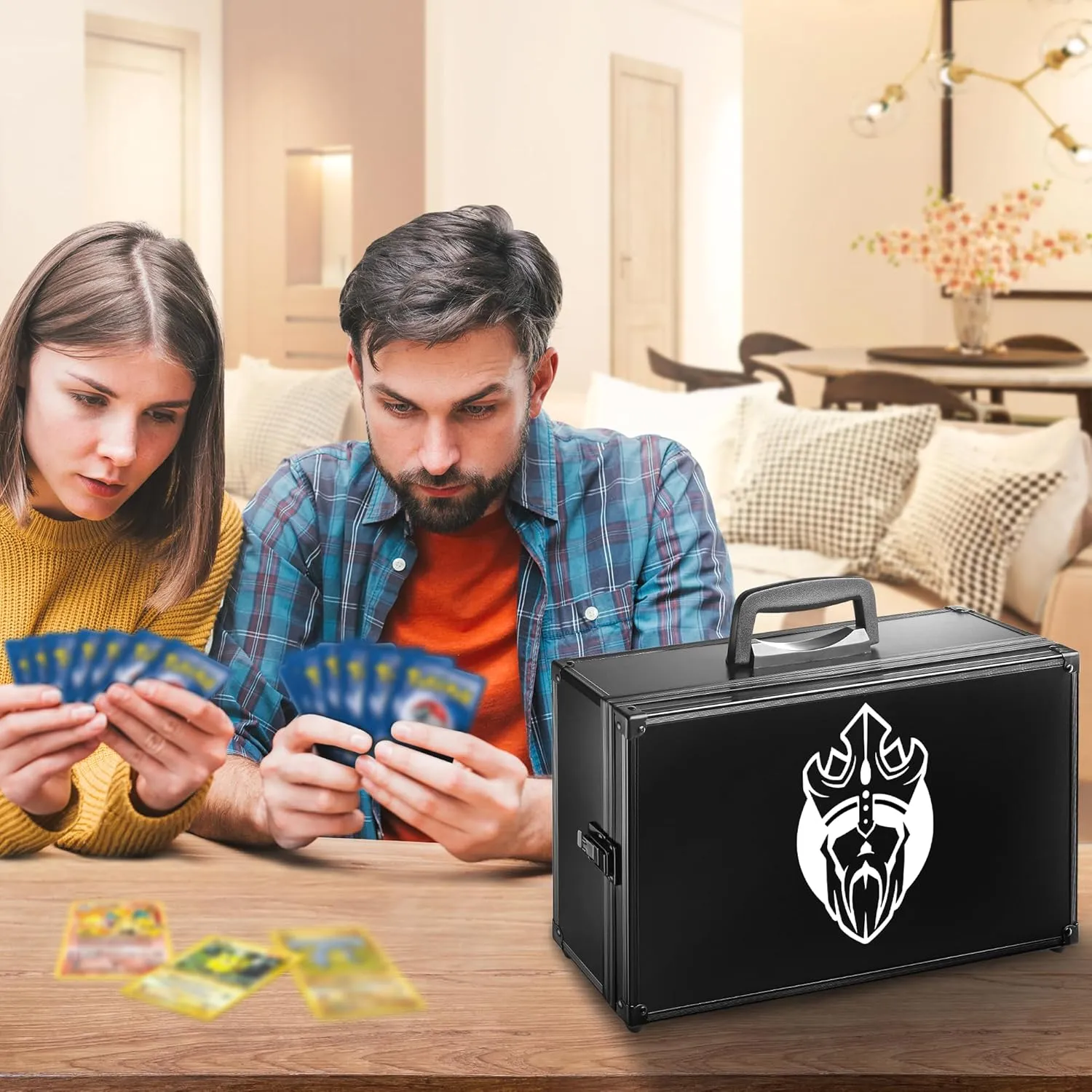 Game Card Storage Case (BBB/STORM Edition) | Case Is Compatible with Magic The Gathering, MTG, All Standard Card Games (Game Not Included) | Includes 8 Dividers | Fits up to 2500 Loose Unsleeved Cards