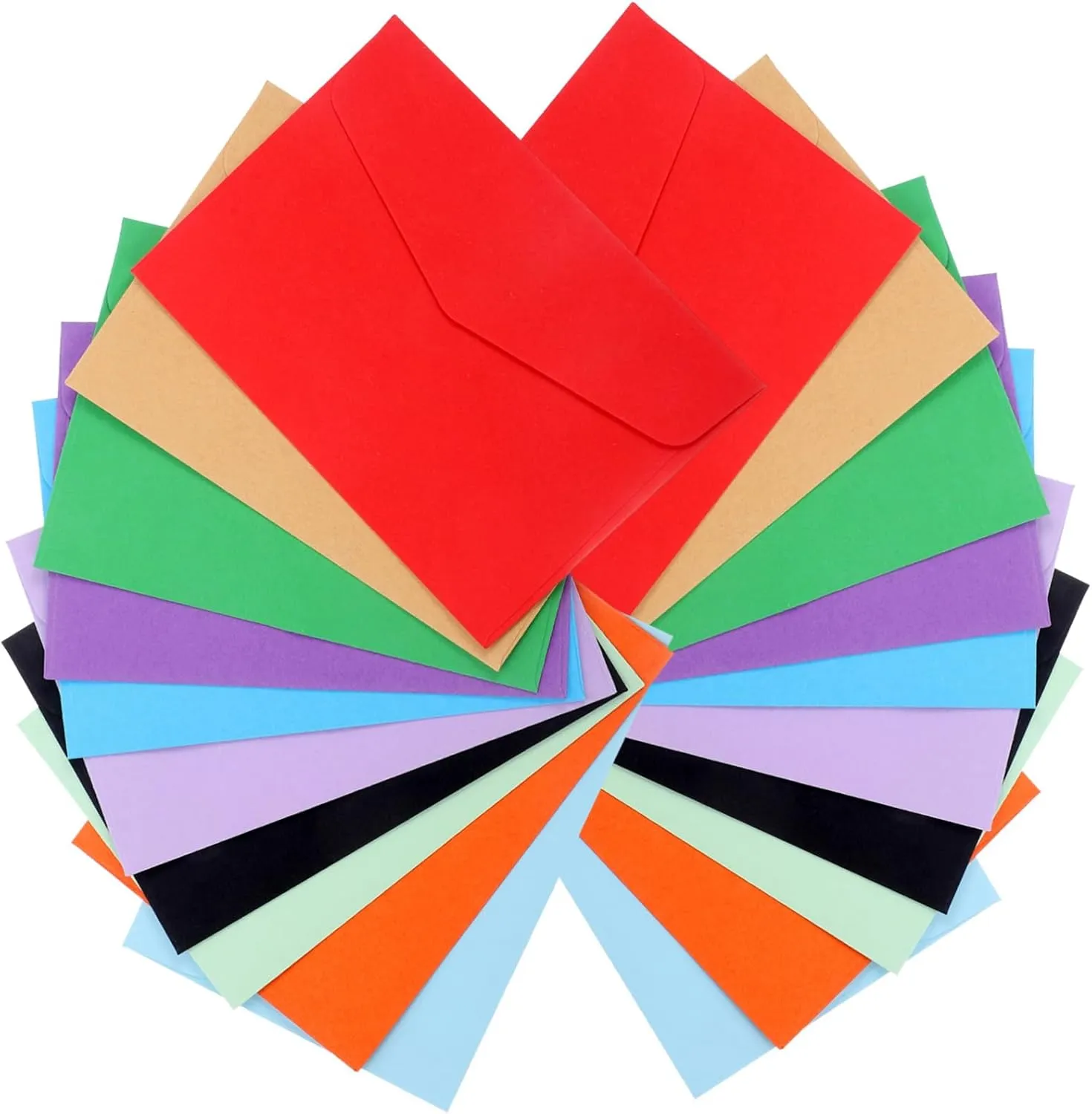 GANAZONO 60pcs Small Paper Envelopes Money Envelopes for Cash Saving Mailing Card Shell Portable Fashionable