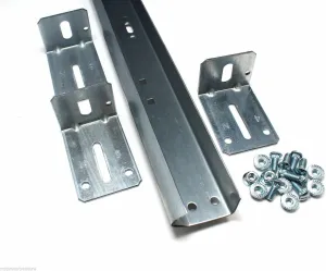 Garage Door Track for 8' High Door - 88" Vertical Track - Left Side - 2" Rail Gauge