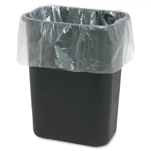 Genuine Joe GJO02312 Heavy Duty Low-Density Kitchen Trash Bag, 13 Gallon Capacity, 31" Width x 24" Height x 0.85 mil Thickness, White (Box of 150)