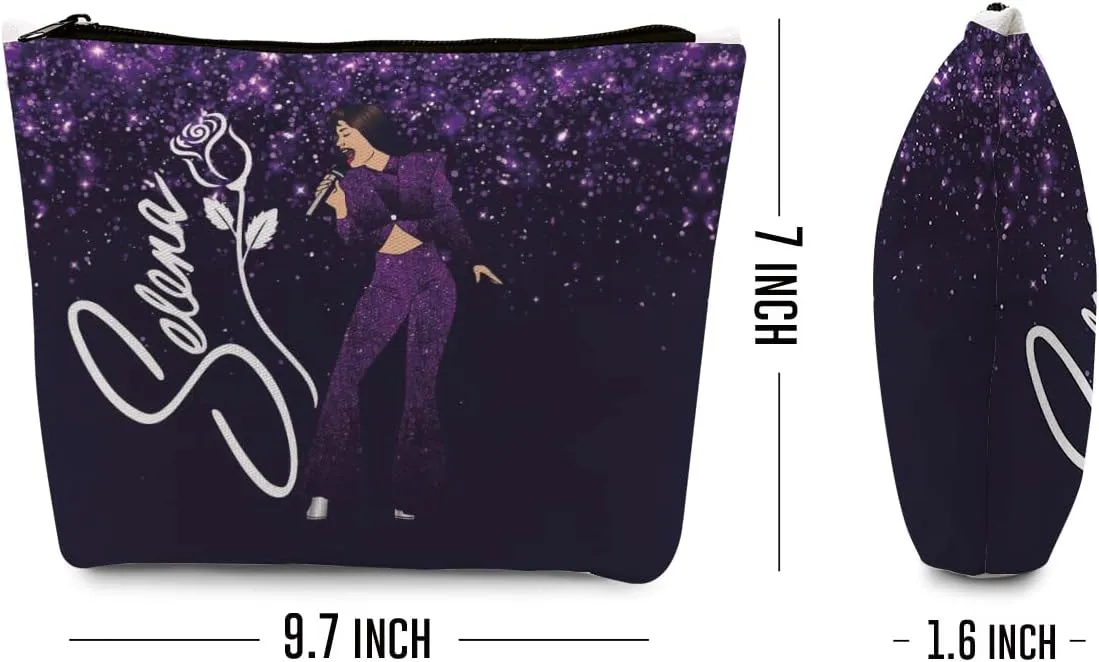 gfuhlre Singer Fans Makeup Bag Travel Toiletry Bag Music Lover Gift Song Lyrics Gift Singer Merchandise for Fans, Cool Friendship Gifts for Women Friends BFF Sister Graduation Birthday Christmas