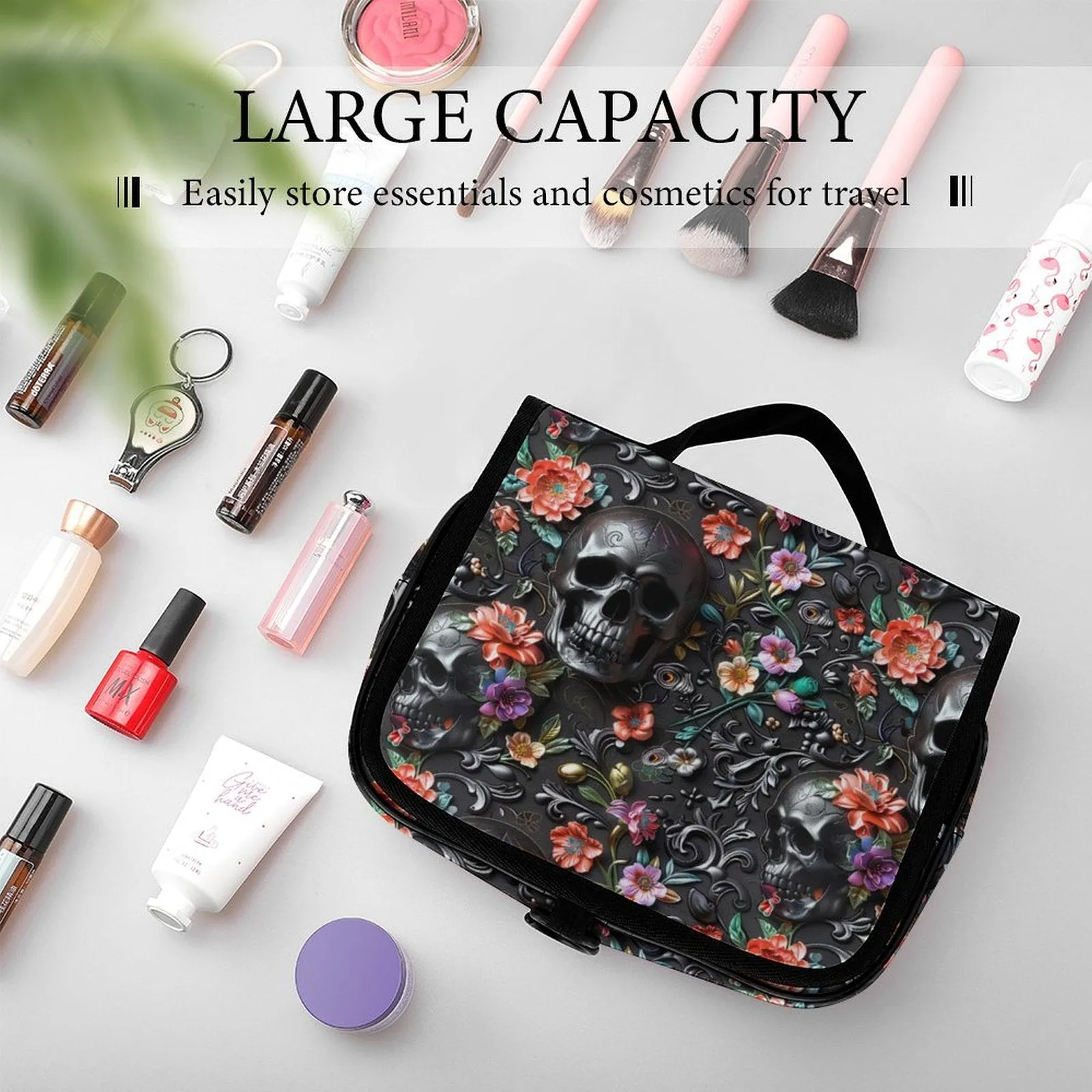GHOST GARDEN - HANGING TOILETRY BAG-PREORDER CLOSING 8/26