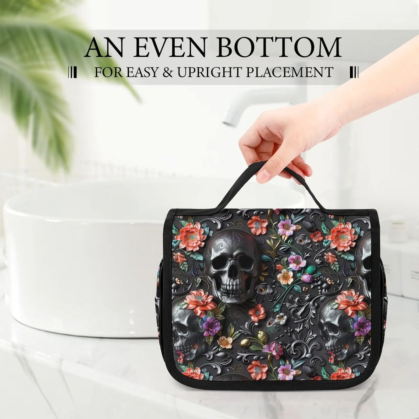 GHOST GARDEN - HANGING TOILETRY BAG-PREORDER CLOSING 8/26