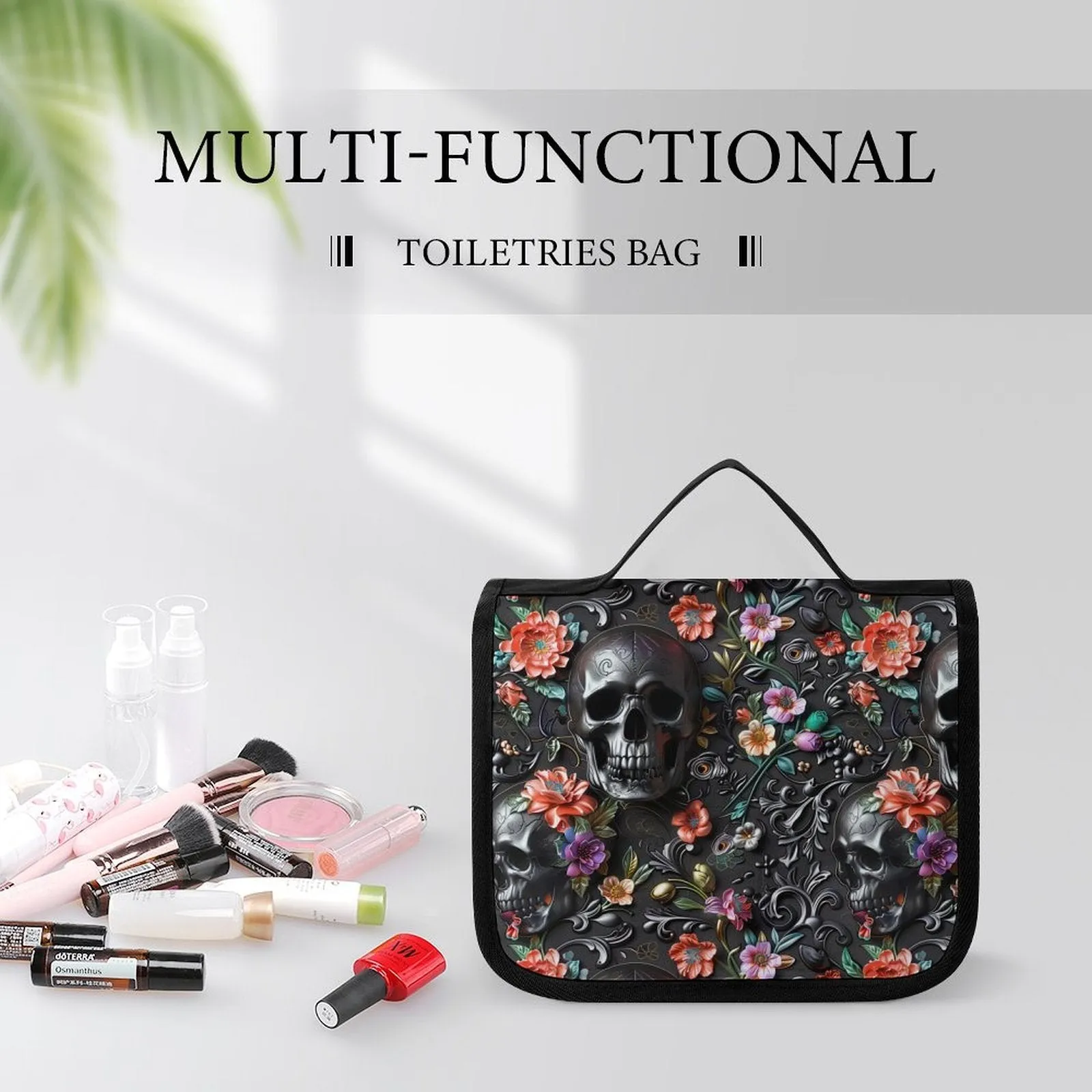 GHOST GARDEN - HANGING TOILETRY BAG-PREORDER CLOSING 8/26