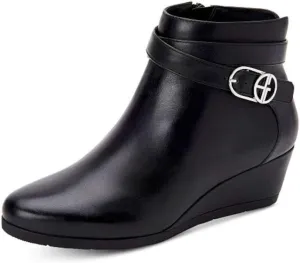 Giani Bernini Womens Cherub Faux Leather Ankle Booties Black 9 Medium (B,M)