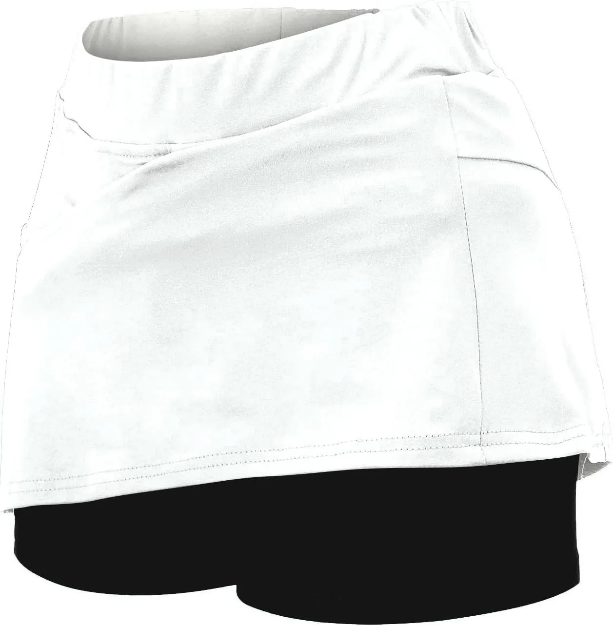 GIERIDUC Athletic Skorts for Women Plus Size Tummy Control Tennis Yoga Skirt Shorts High Waist Solid Comfy Elastic Shorts