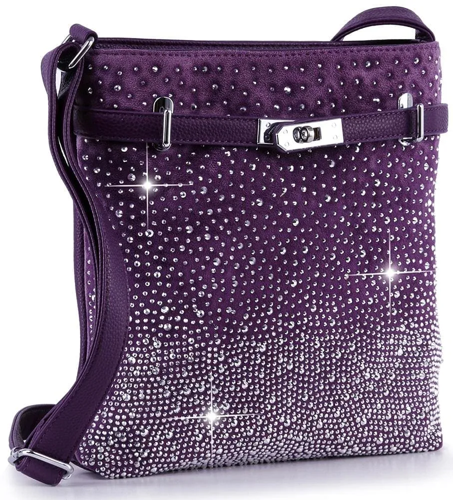 Glamorous Rhinestone Fashion Crossbody Sling