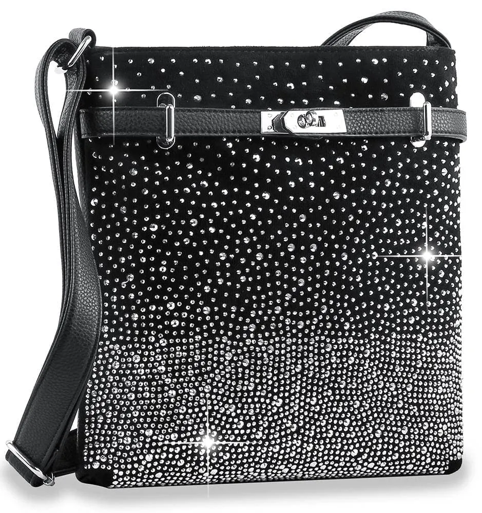 Glamorous Rhinestone Fashion Crossbody Sling