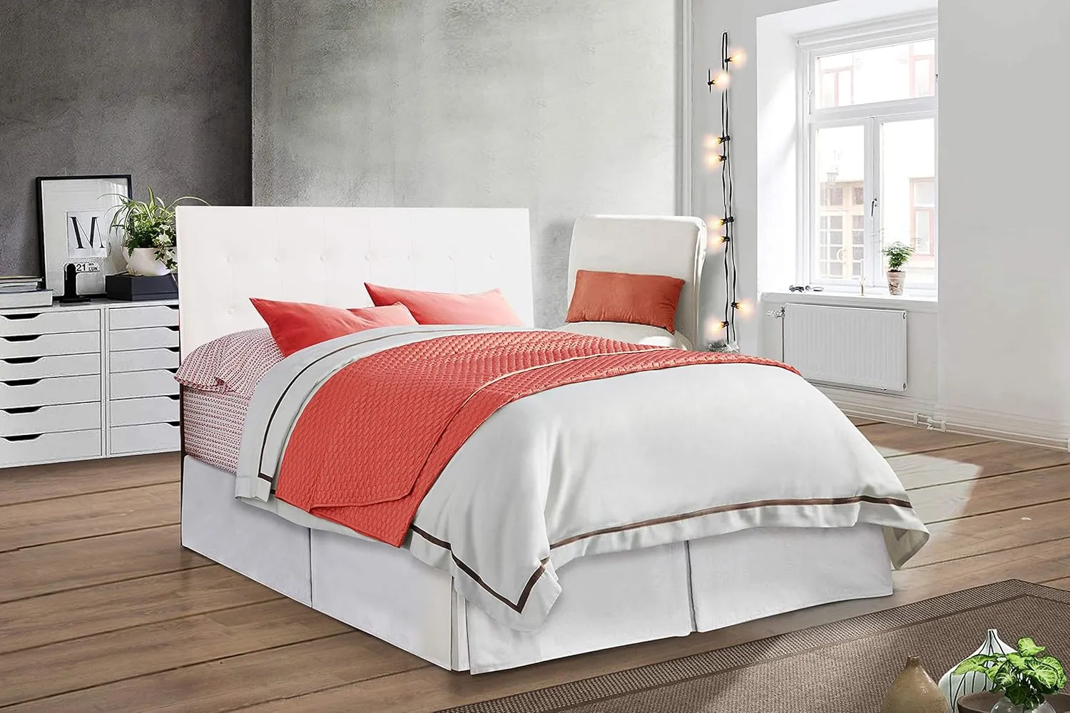Glory Furniture Super Nova G0129-FHB Full Headboard, WHITE