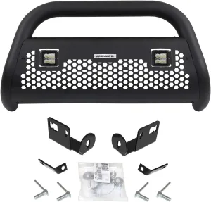 Go Rhino RC2 Bull Bar w/Two 3" Cube Lights & Mounting Brackets | Mild Steel, Textured Black | 55142LT | Fits 2015-2020 Chevrolet/GMC Colorado/Canyon Excludes ZR2 & Denali Models