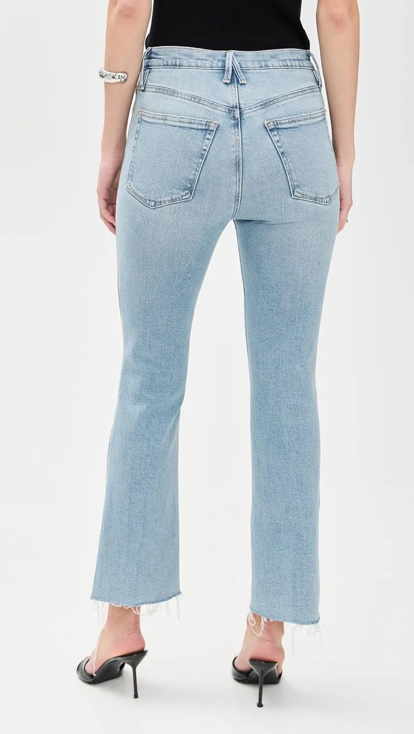 Good American Women's Good Standard Kick Flare Jeans