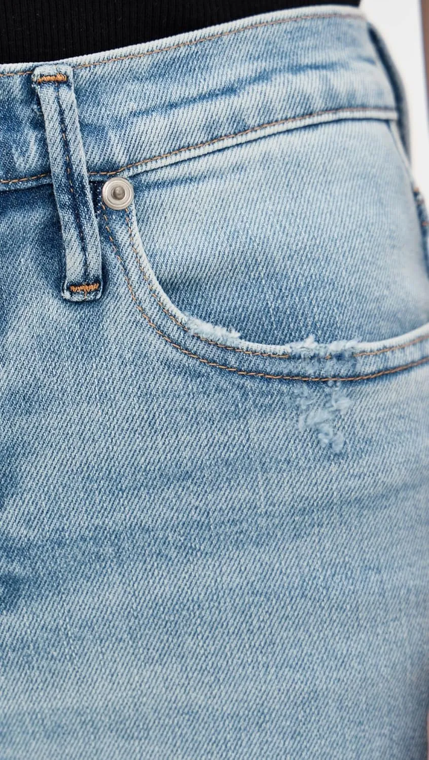Good American Women's Good Standard Kick Flare Jeans