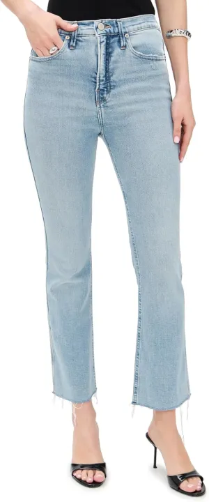 Good American Women's Good Standard Kick Flare Jeans