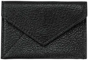 Graphic Image MINI Envelope Black Leather (r) -