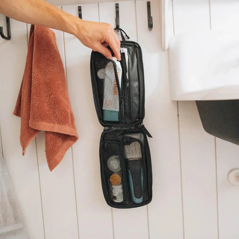 Gravel Travel Explorer Plus™ Toiletry Bag - Packing More - Black