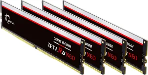 G.SKILL Zeta R5 NEO Series (AMD Expo) DDR5 RAM 128GB (4X 32GB) 6000MT/s CL30-36-36-96 1.40V Desktop Workstation Computer Memory R-DIMM - Black (F5-6000R3036G32GQ4-ZR5NK)