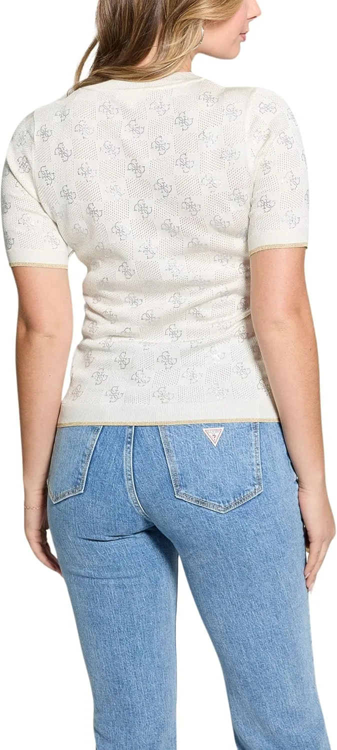 GUESS Women's Eco New Sleeveless Round Neck Guendalina Top
