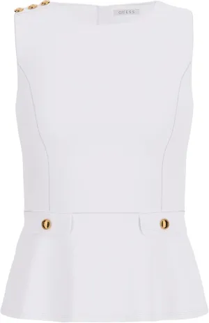 GUESS Women's Eco Sleeveless Cowl Neck Rika Top