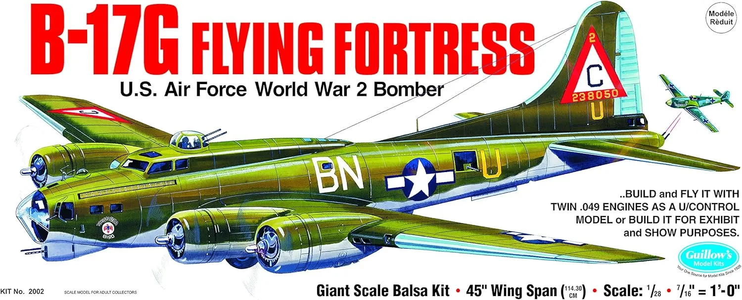 Guillow's Boeing B-17G Flying Fortress Model Kit