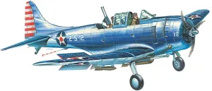 Guillow's Douglas SBD-3 Dauntless Model Kit