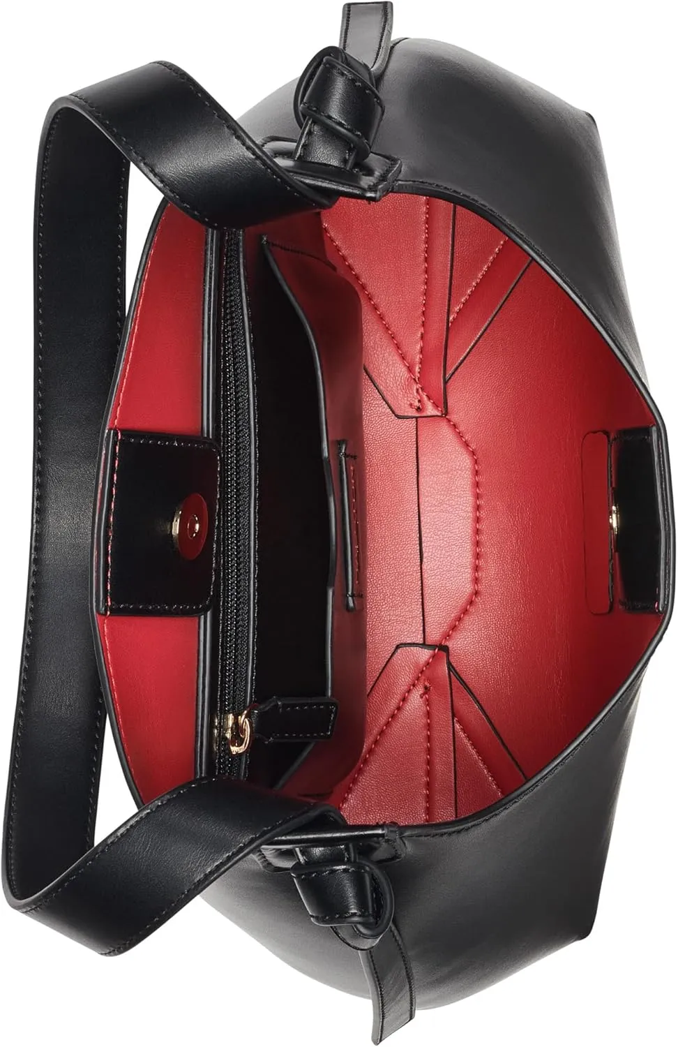 Halston Brooke Signature Logo Magnetic Snap Shoulder