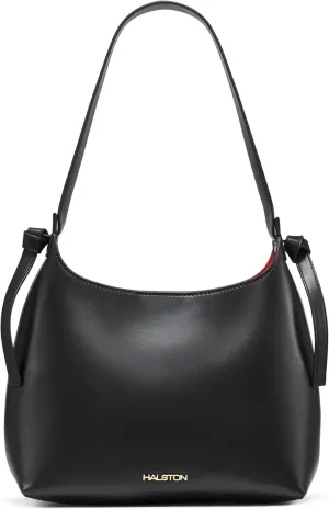 Halston Brooke Signature Logo Magnetic Snap Shoulder