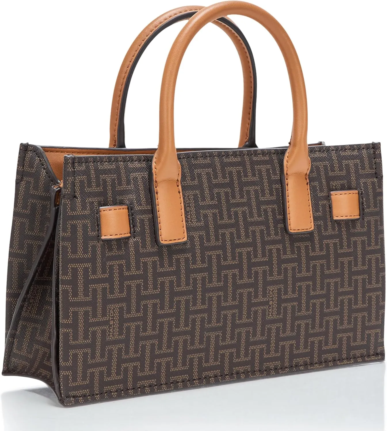 Halston Jerry Signature Logo Top Zip Crossbody