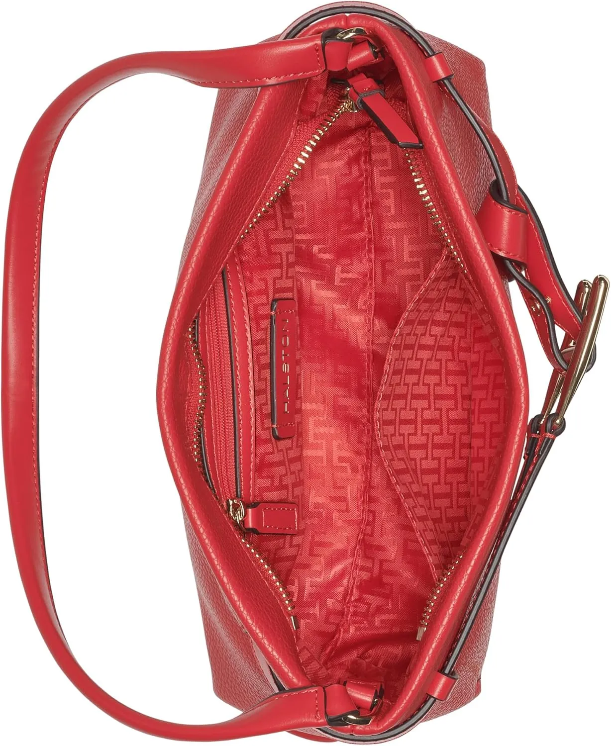 Halston Tasha Rocky Road Top Zip Shoulder