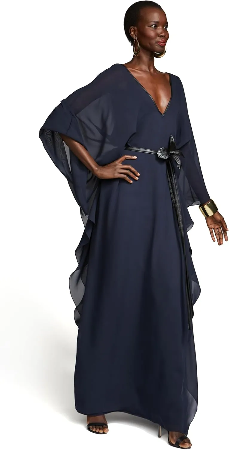 HALSTON Women's May Caftan in Chiffon