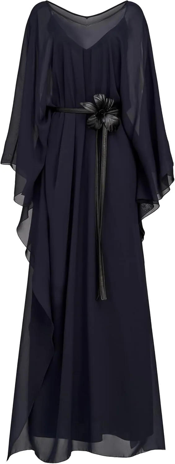 HALSTON Women's May Caftan in Chiffon