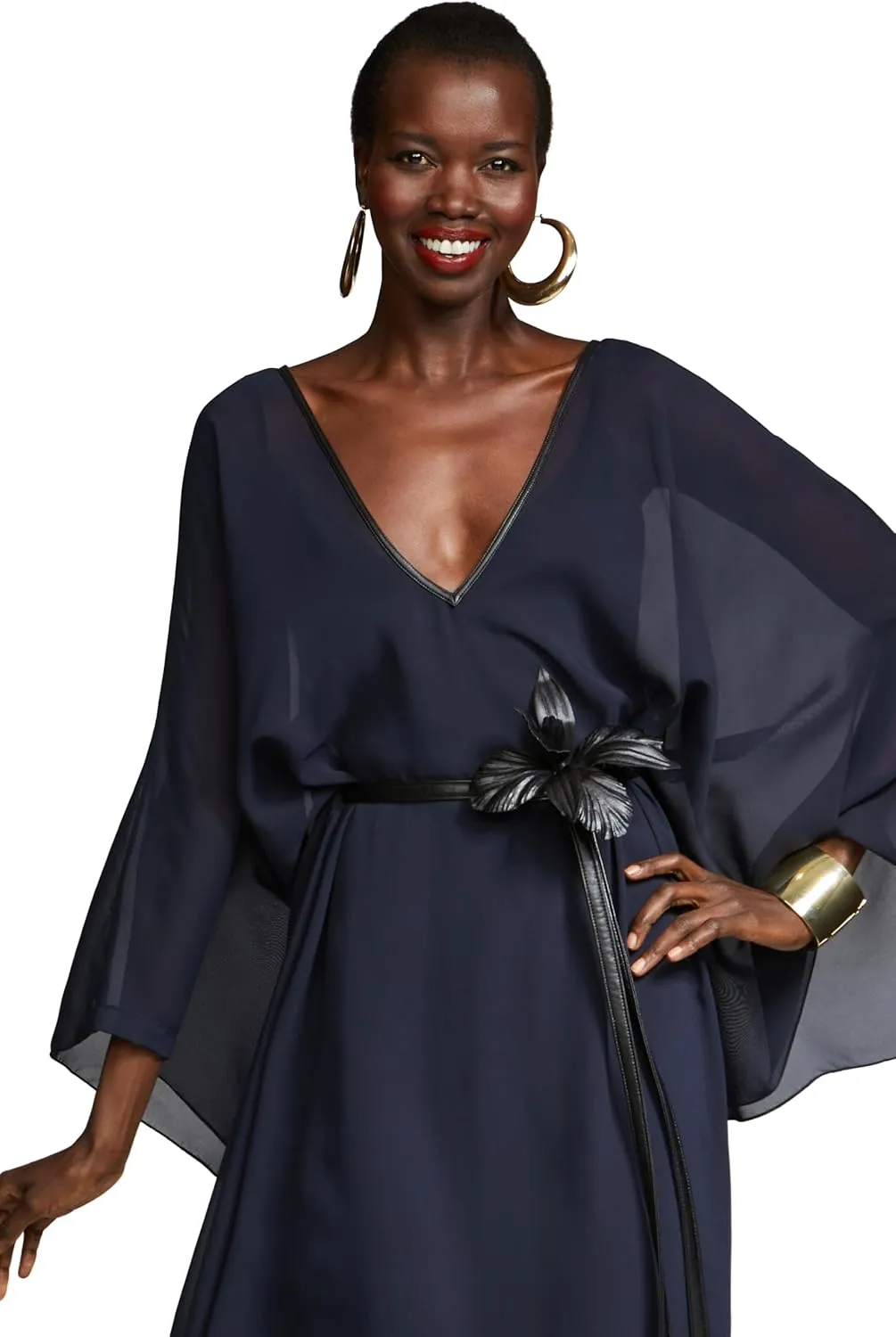 HALSTON Women's May Caftan in Chiffon