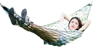 Hammocks Hammock Outdoor Swing Mesh Wild Adult Thick Nylon Rope Indoor Home Bedroom Sleeping Hanging Chair Rocking Bed Camping Hammocks(Green,Small)