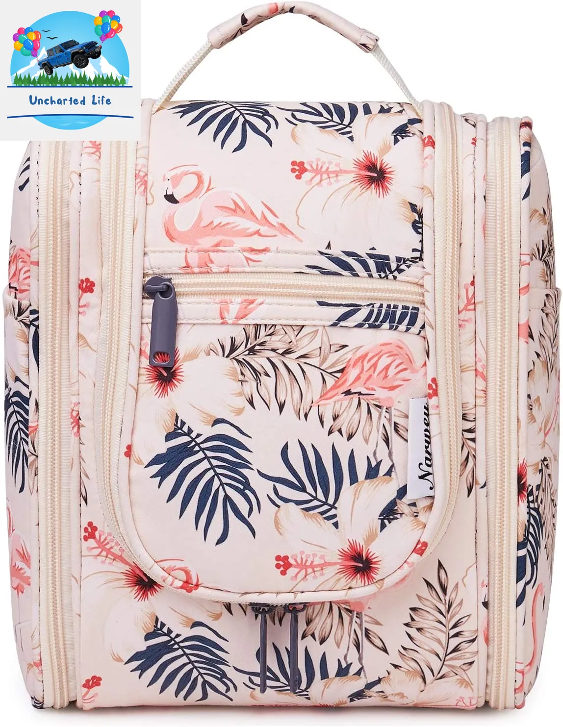 Hanging Toiletry Bag and Travel Makeup Organizer for Essential Items