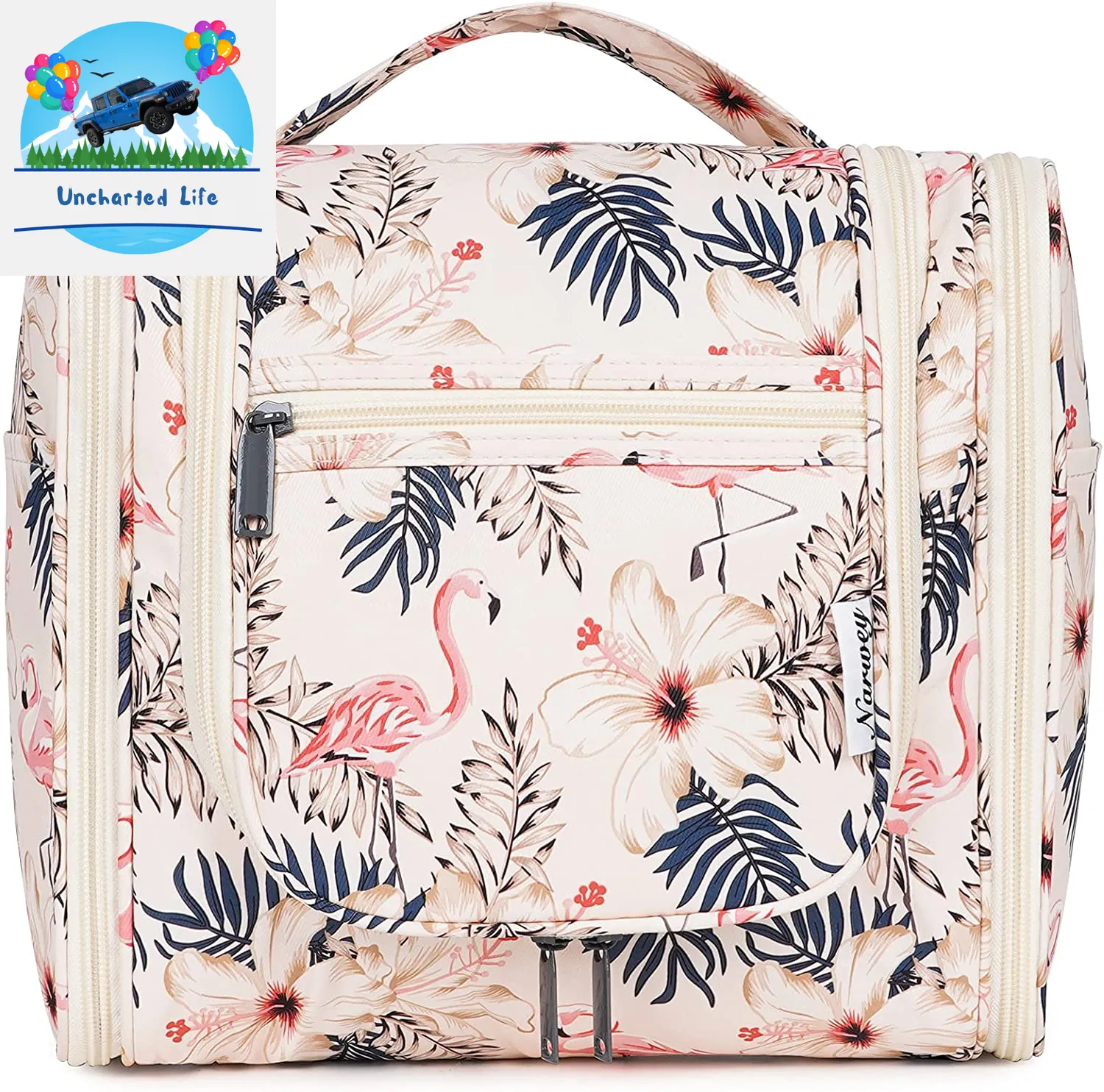Hanging Toiletry Bag and Travel Makeup Organizer for Essential Items