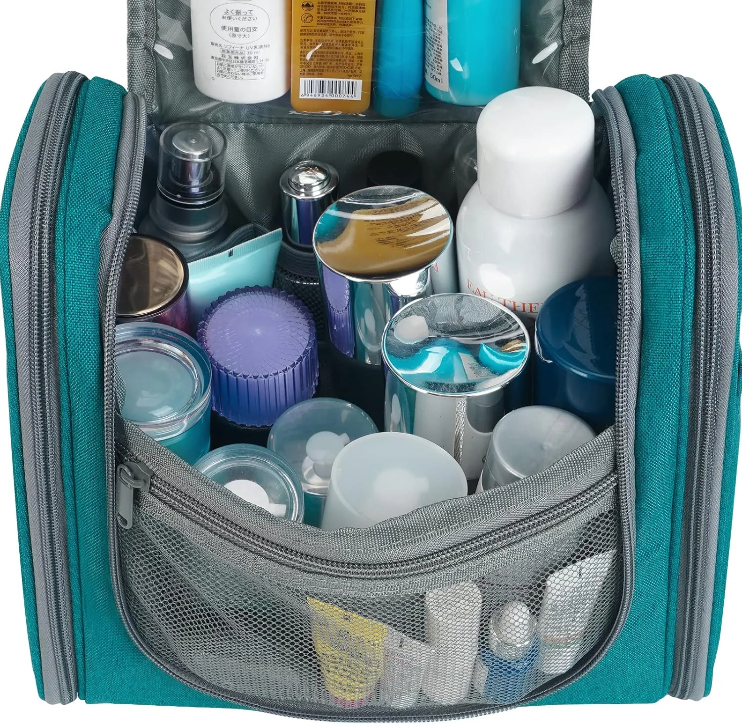 Hanging Toiletry Bag for Women Travel Makeup Bag Organizer Toiletries Bag Men for Cosmetics Essentials Accessories (Large, Teal)