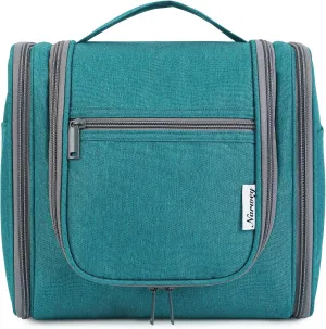 Hanging Toiletry Bag for Women Travel Makeup Bag Organizer Toiletries Bag Men for Cosmetics Essentials Accessories (Large, Teal)