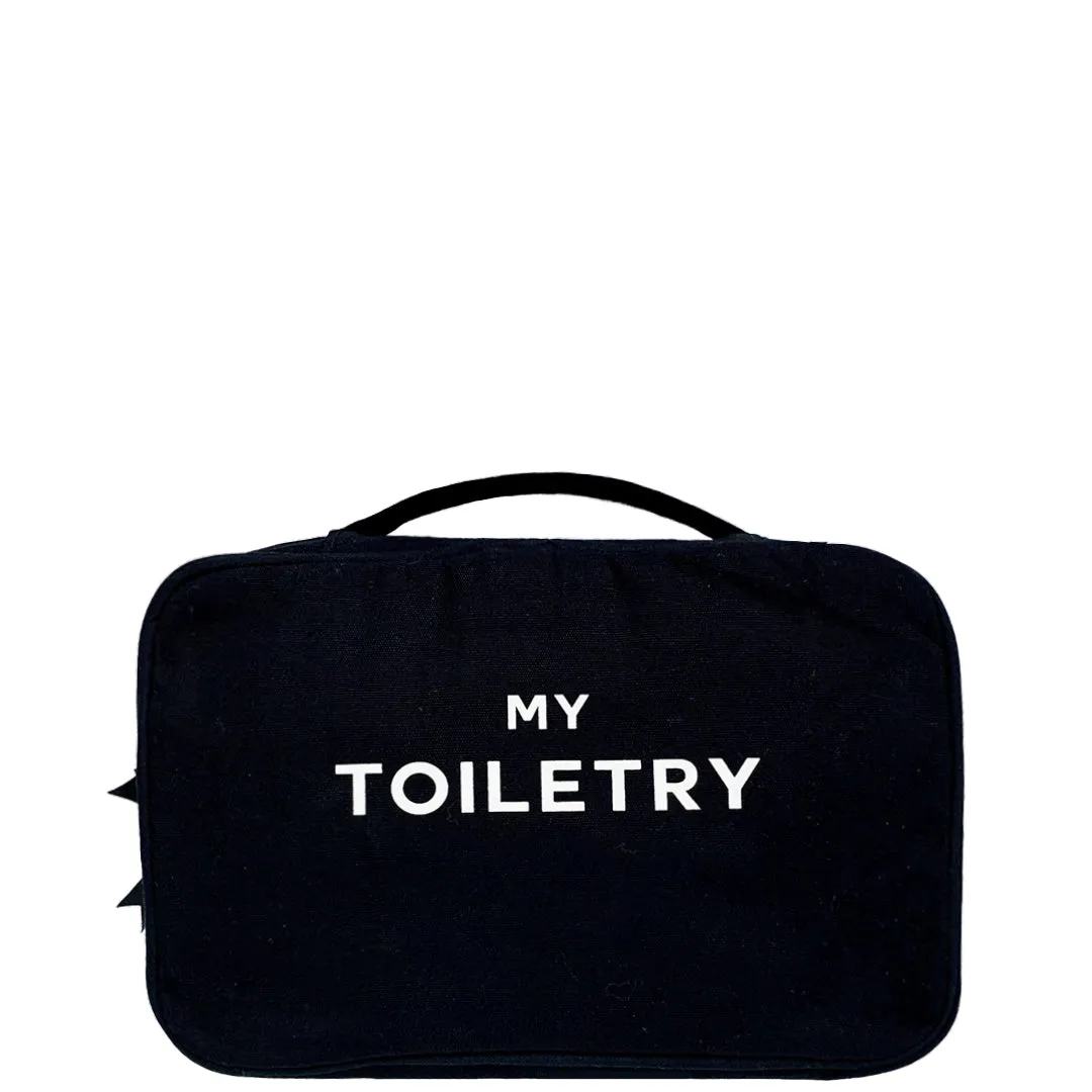 Hanging Toiletry Travel Bag – Black