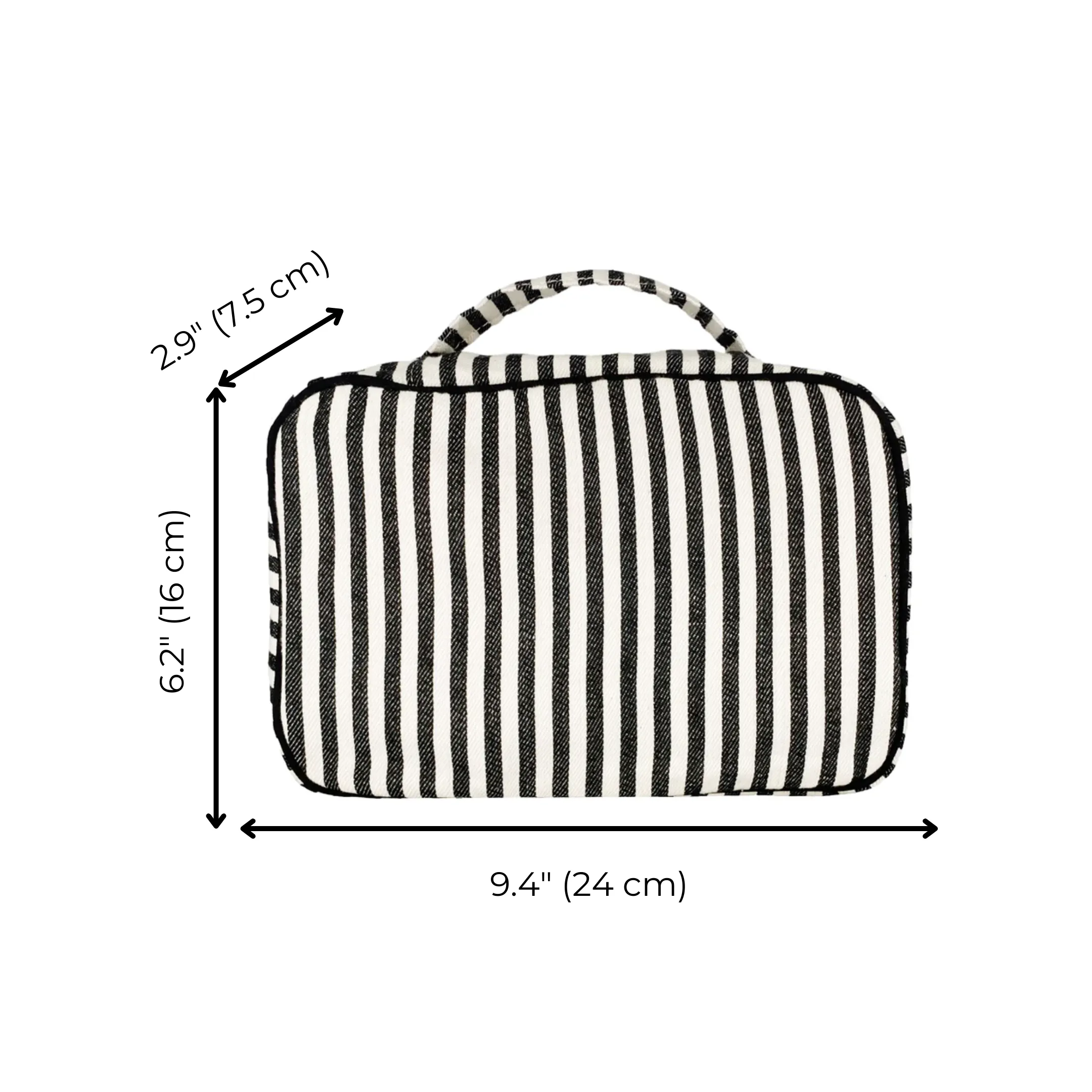 Hanging Toiletry Travel Bag – Striped