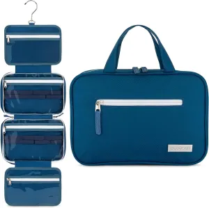 Hanging Travel Toiletry Bag — Designed in Hawaii — Water-resistant Travel Organizer for Bathroom Accessories