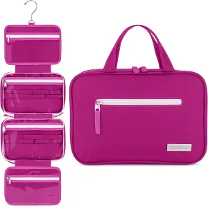 Hanging Travel Toiletry Bag — Designed in Hawaii — Water-resistant Travel Organizer for Bathroom Accessories