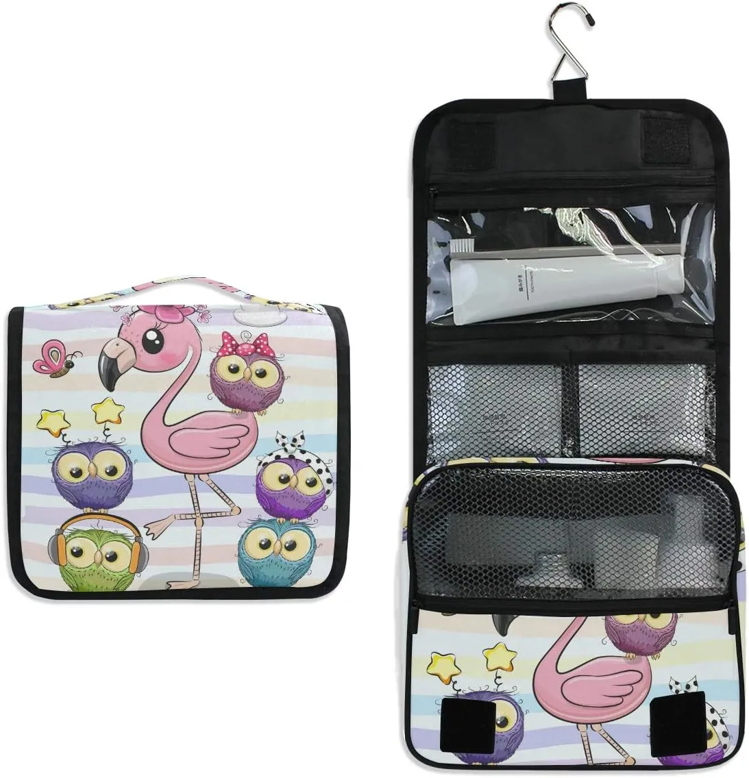 Hanging Travel Toiletry Bag Kit Makeup Case Cosmetics Organizer for Men Women