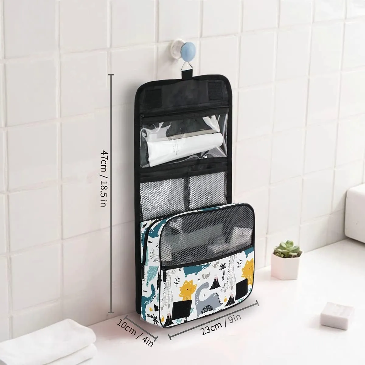 Hanging Travel Toiletry Bag Kit Makeup Case Cosmetics Organizer for Men Women