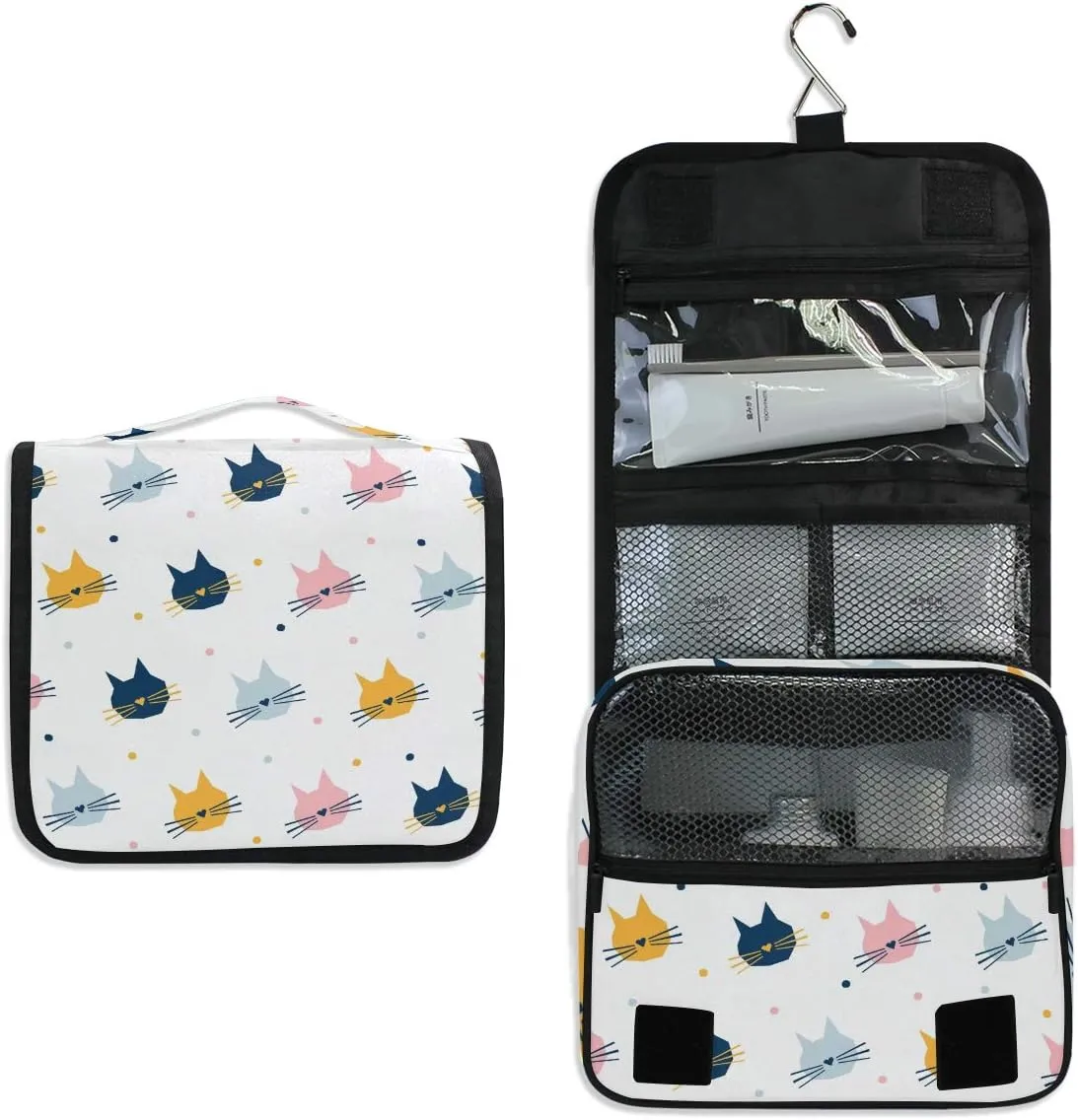 Hanging Travel Toiletry Bag Kit Makeup Case Cosmetics Organizer for Men Women