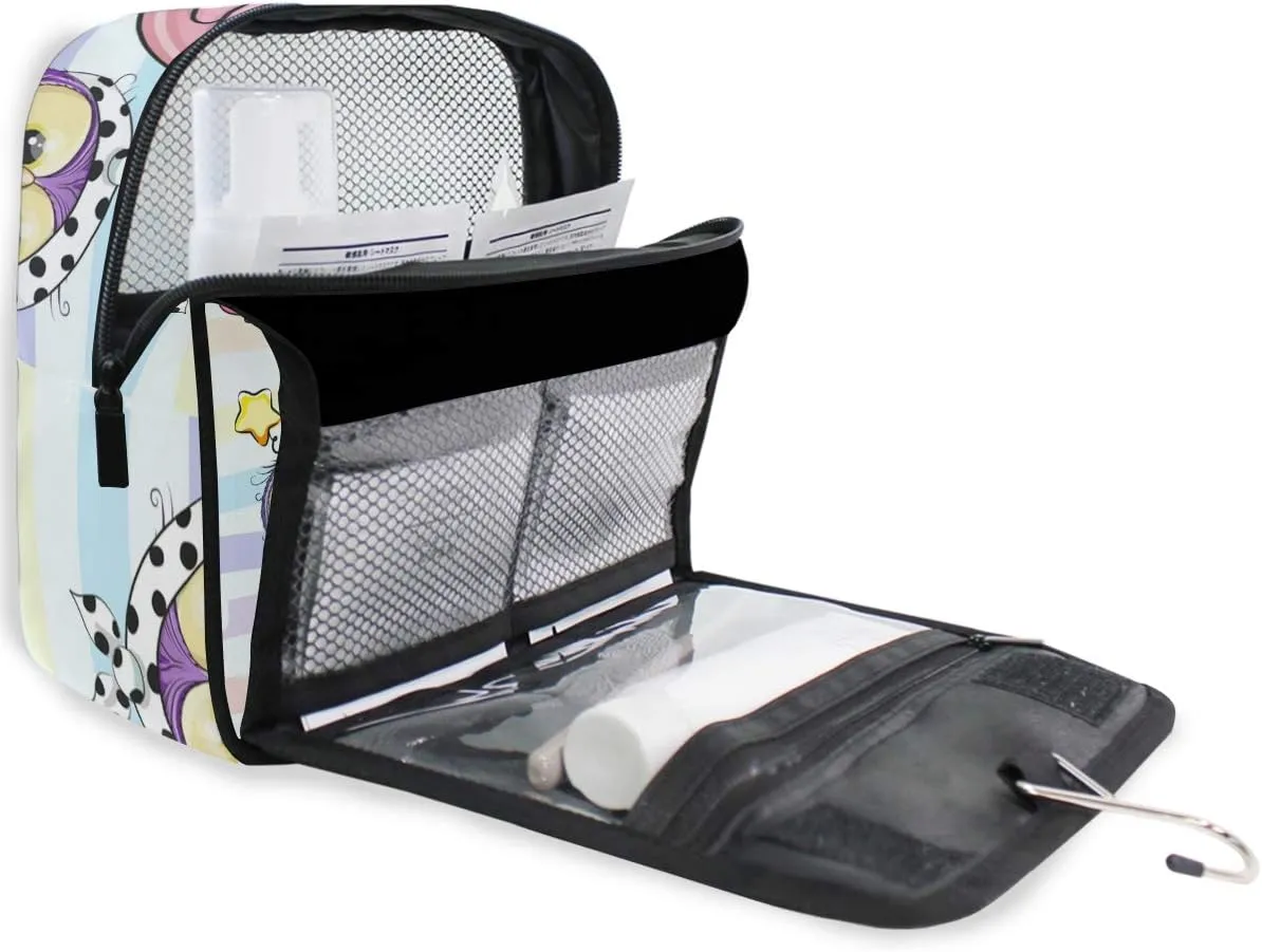 Hanging Travel Toiletry Bag Kit Makeup Case Cosmetics Organizer for Men Women