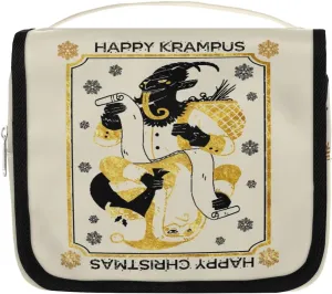 HAPPY KRAMPUS Kids Toiletry Travel Bag, Hanging Makeup Bag, Waterproof Boys Shaving Bag Travel Cosmetic Bag for Kids Adult Travel Camping Essential