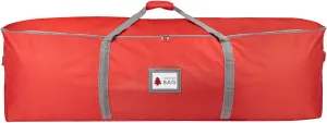 Heavy Duty Oxford Christmas Tree Storage Bag with Extra Padded Handles| Waterproof Oxford Artificial Tree Storage Bag | 51" L x 16" W x 16" H, ID Card Included (Red)