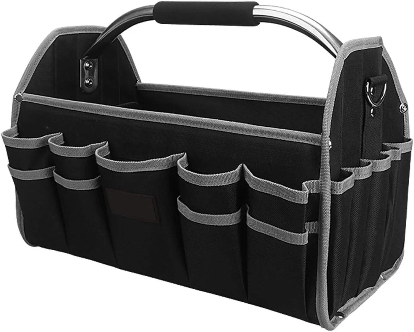 Heavy Duty Tool Bag Wide Opening Mouth Tool Box Organizers Case with Shoulder Strap Portable Electrician Tool Kits