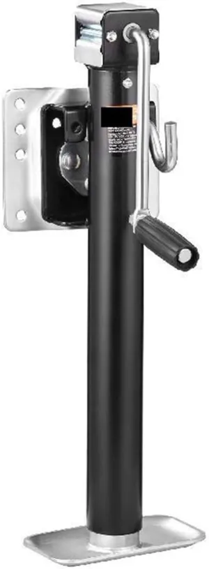 Heavy Duty Trailer Jack Stand with Ergonomic Handle, 2500 lbs Capacity, Adjustable Trailer Tongue Jack for RV, Yacht, Utility, & Boat Trailers