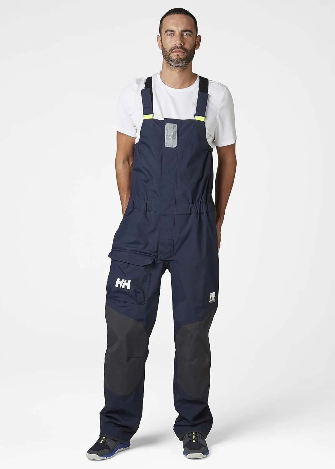 Helly-Hansen Pier 3.0 Coastal Sailing Bib Overalls for Men - Wind/Waterproof and Breathable, with Reinforced Seat and Knees